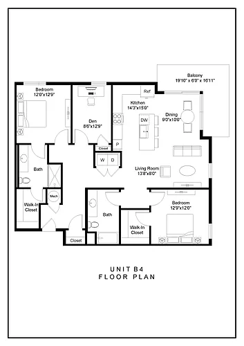 Floor plan B2D