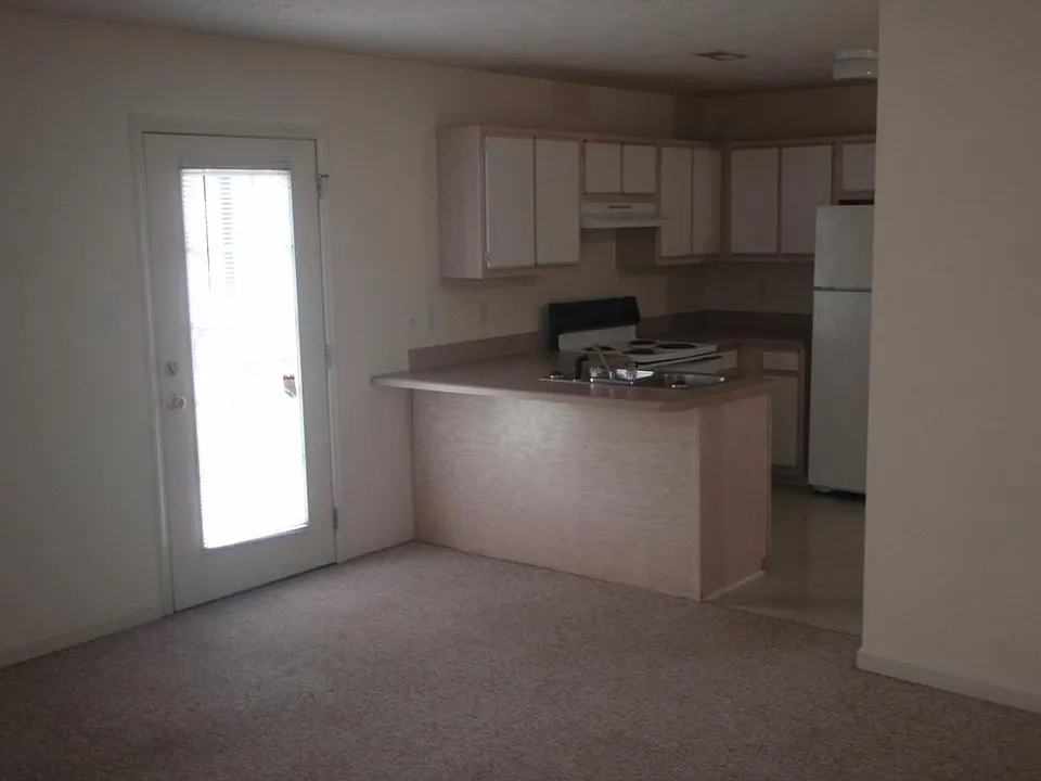 Kitchen, balcony entrance 