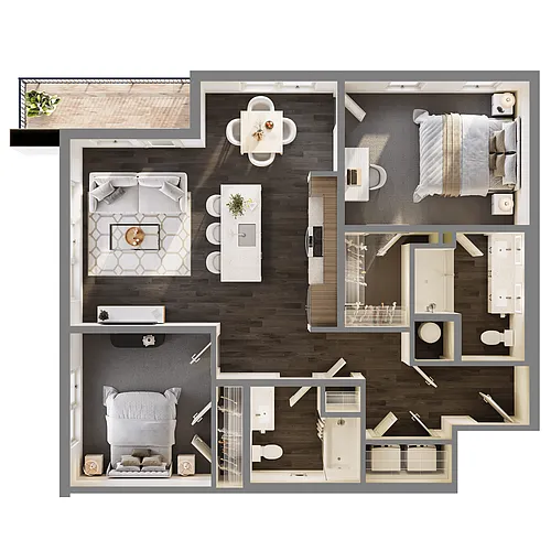 Floor plan B2