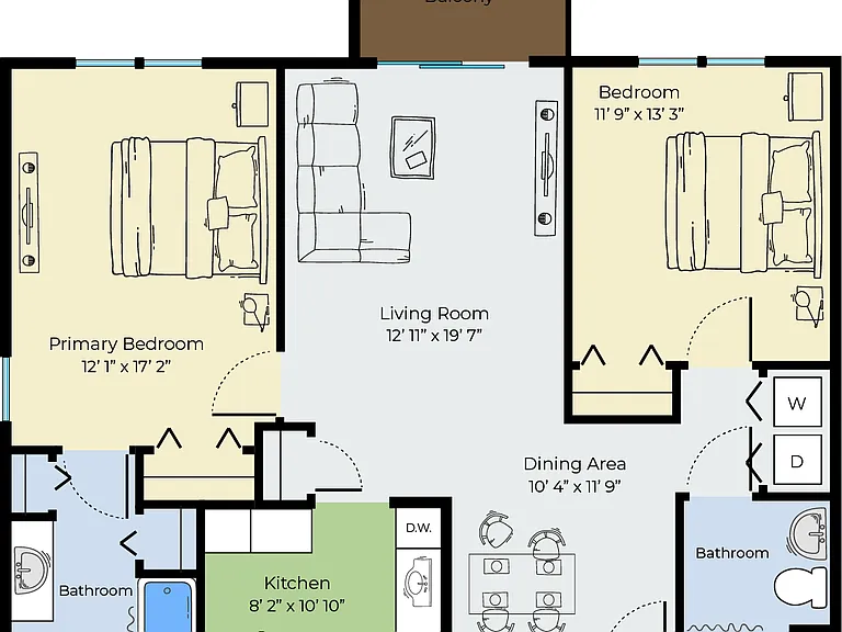 Two Bedroom Two Bedroom