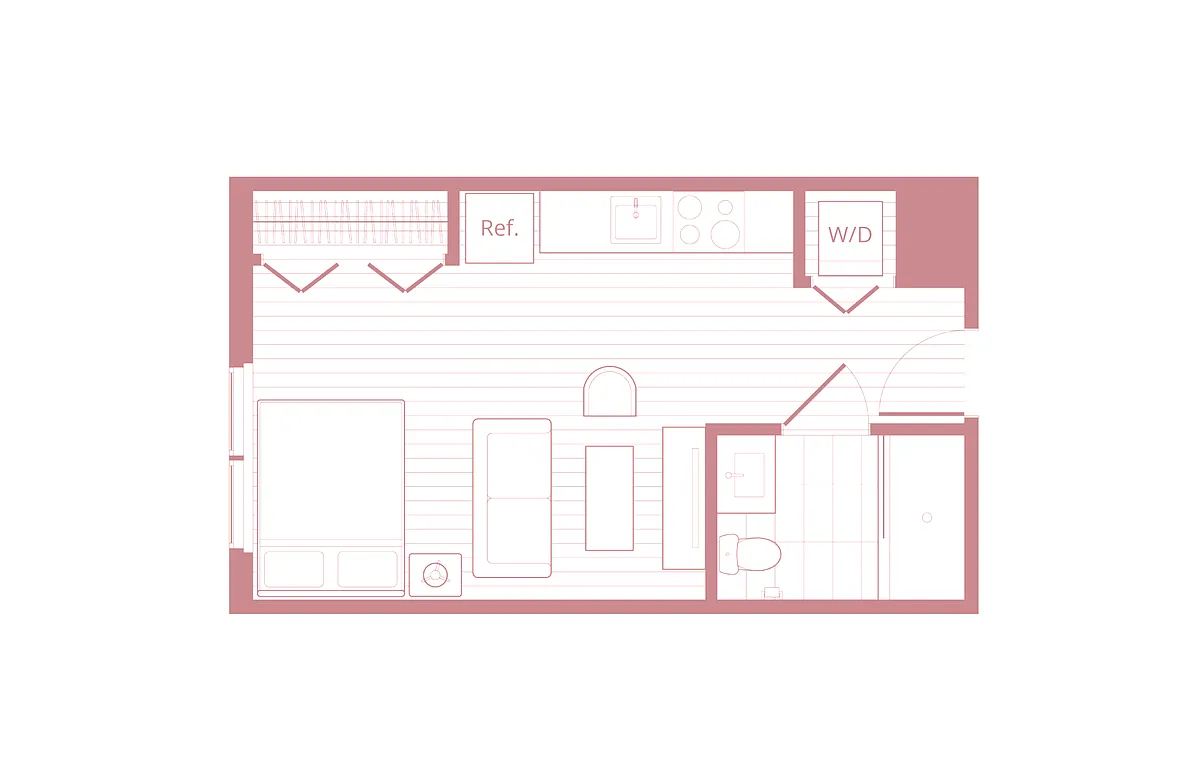 Floor plan S1 Furnished