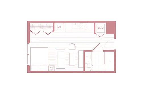 Floor plan S1 Furnished