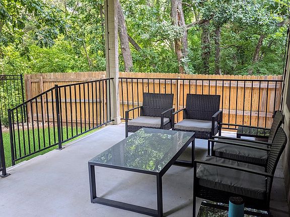Patio with seating
