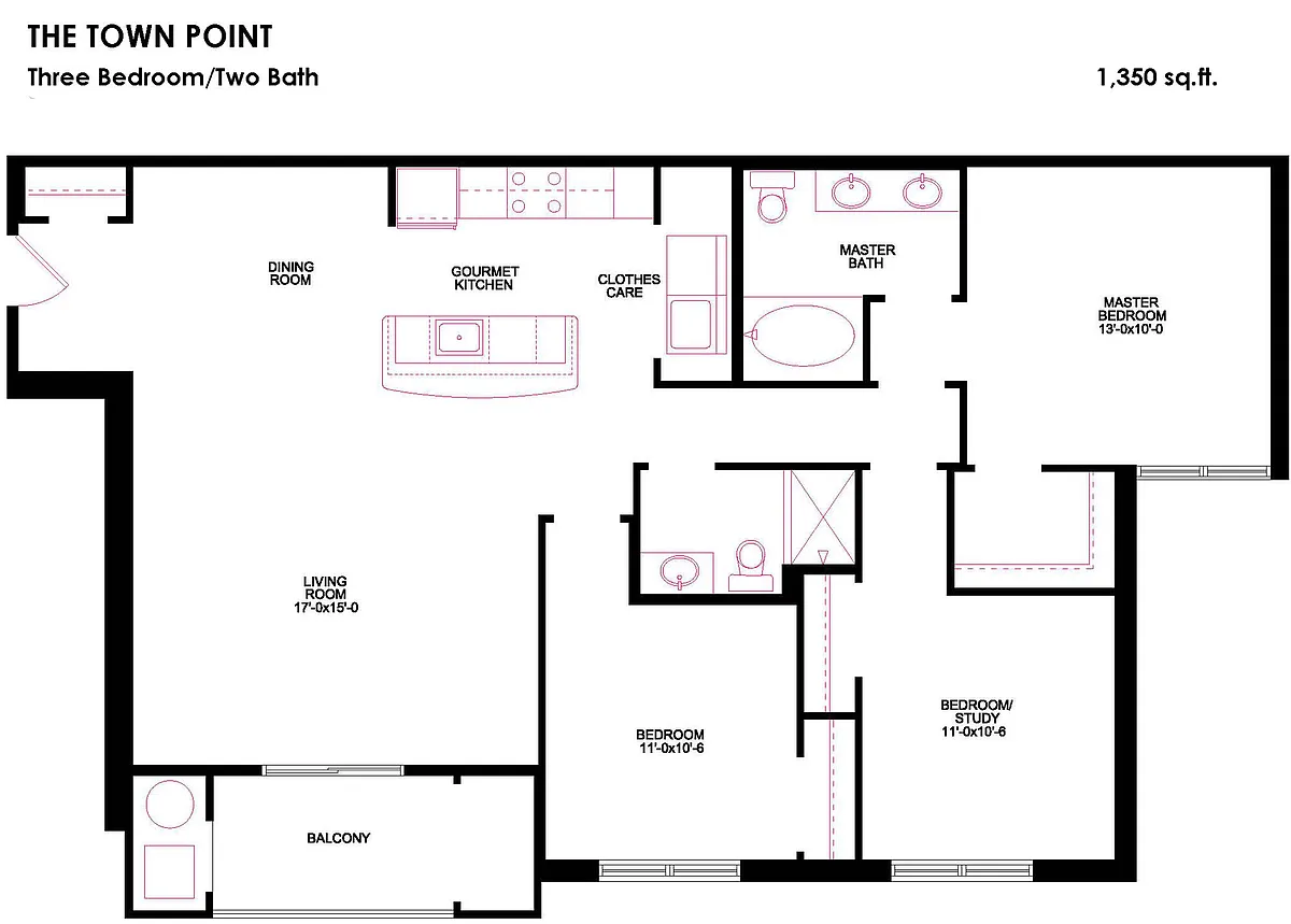Floor plan The Town Point