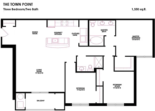 Floor plan The Town Point