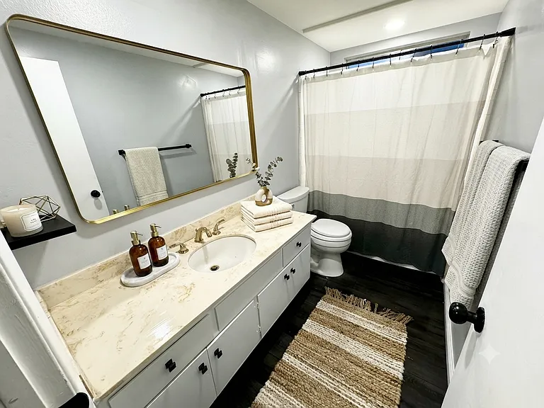 Hallway Bathroom - Virtually Furnished