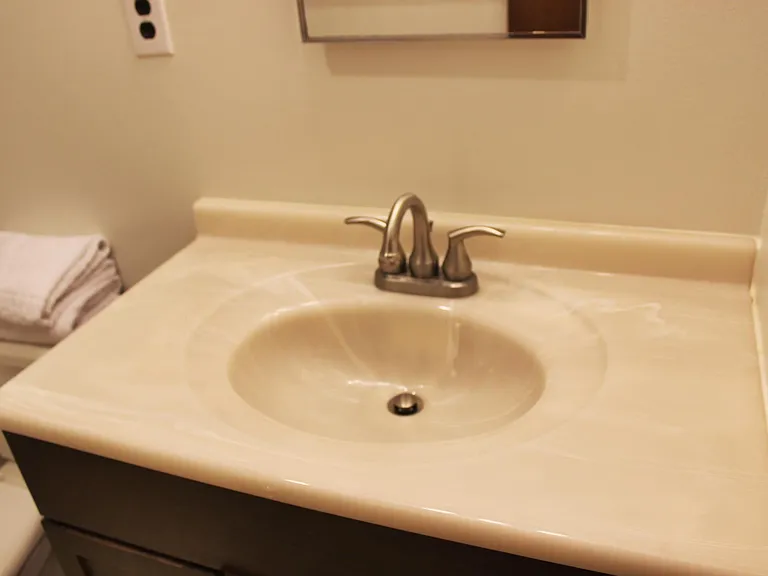 Marble top vanity