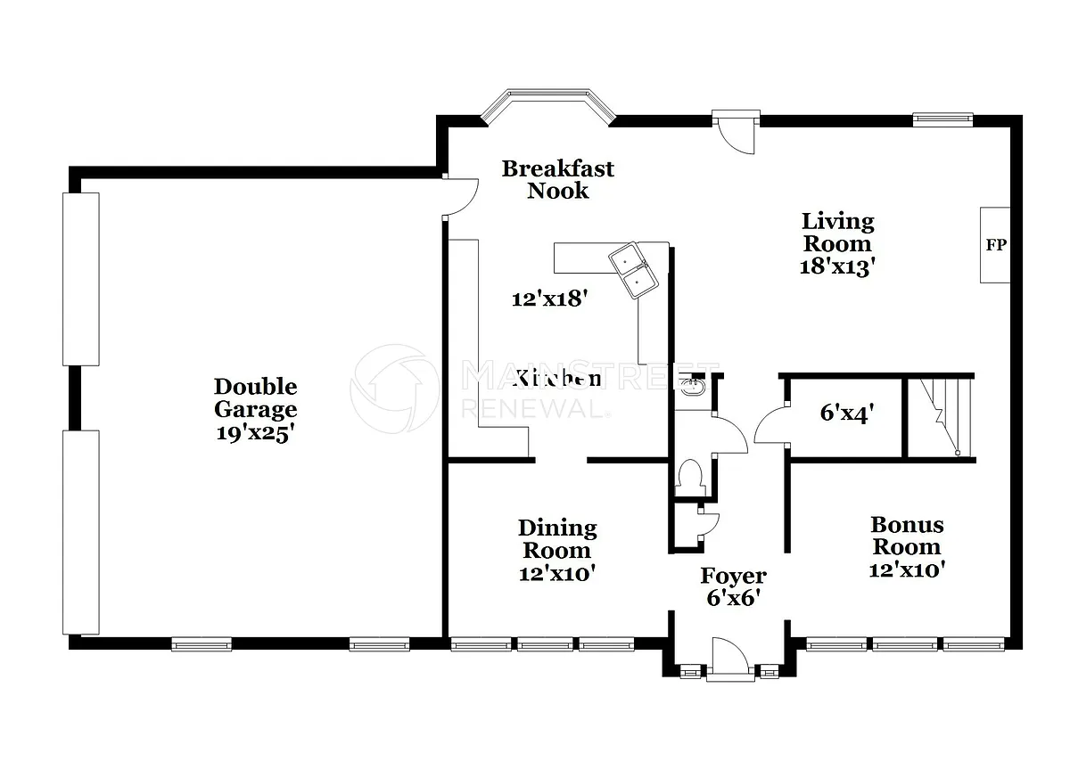 Floor Plan - 5350 Terrytown Ln