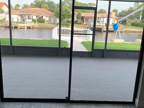 Canal view with deck