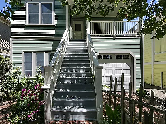 Steps leading to upper unit 16