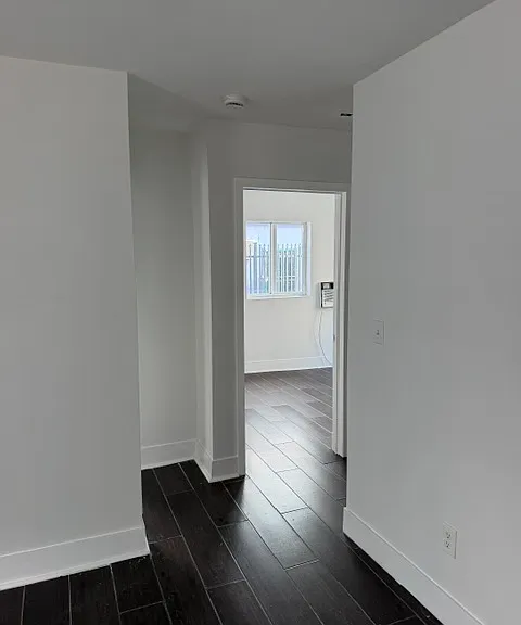 View from living room into bedroom #1