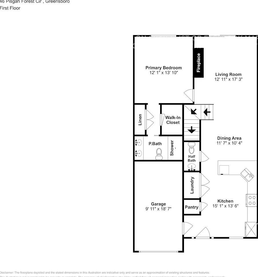 46 Pisgah Forest Cir Greensboro, NC 27455 — Photo 2