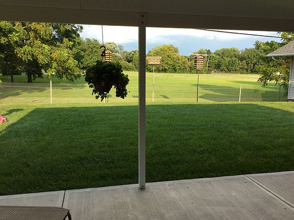 View from back yard patio