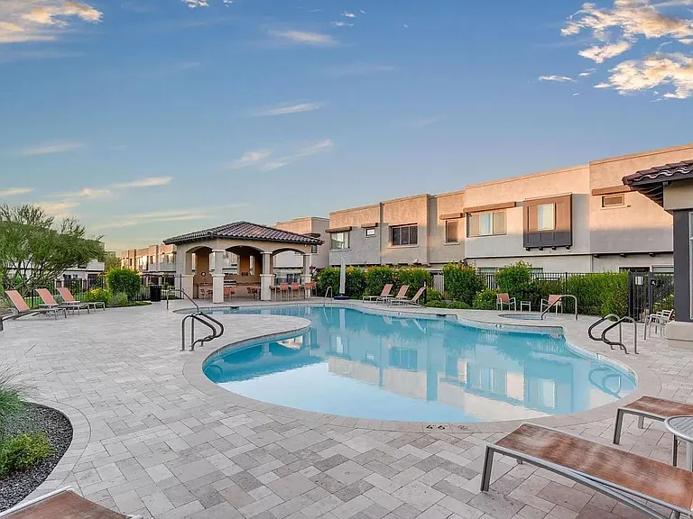 Another view of the beautiful pool area.
