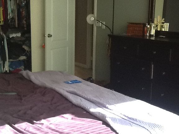 Master Bedroom and 1 of 2 closets in master fits king size b