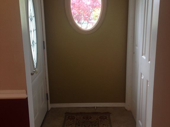 Foyer with coat closet