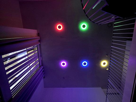 App voice control color ceiling lights