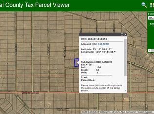 Guapo Block 63 LOT 106, Rio Rancho, NM 87124