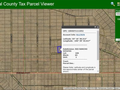 Guapo Block 63 LOT 106, Rio Rancho, NM, 87124
