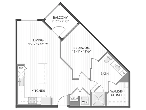 Floor plan A3b