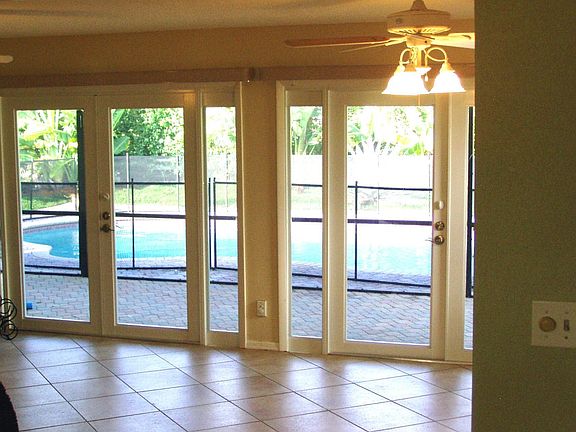 French Doors to Pool