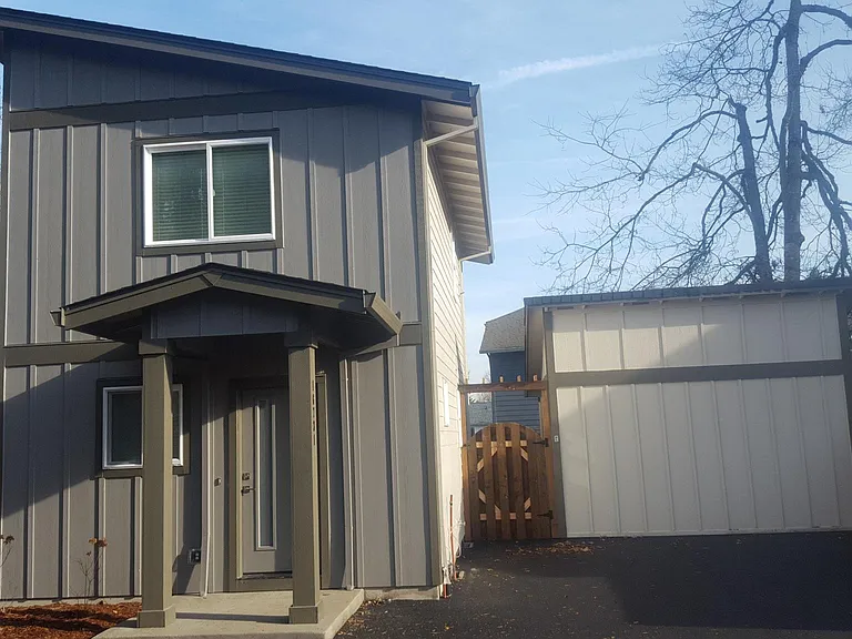 Front of House with 10x10 Locking Storage Shed