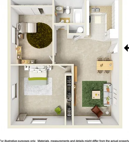Two Bedroom Two Bedroom