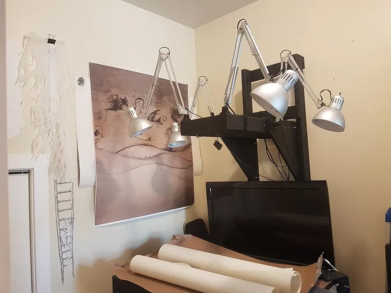 2nd Bathroom, Art Studio