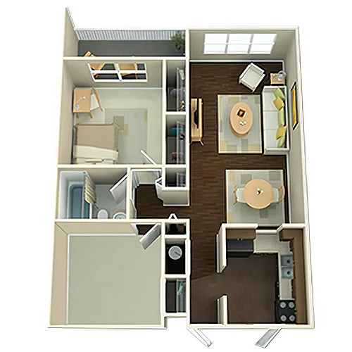 Floor plan 2 Bedroom