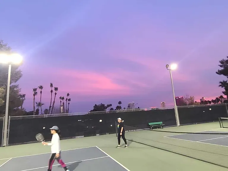 More court pictures during sunset