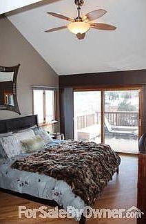 Master Bedroom
						:
						Walk out deck