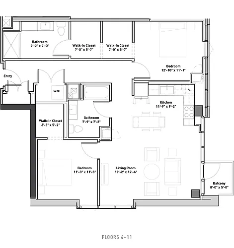 Floor plan B7