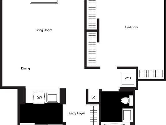 2nd image of 500 W 56th St APT 1908