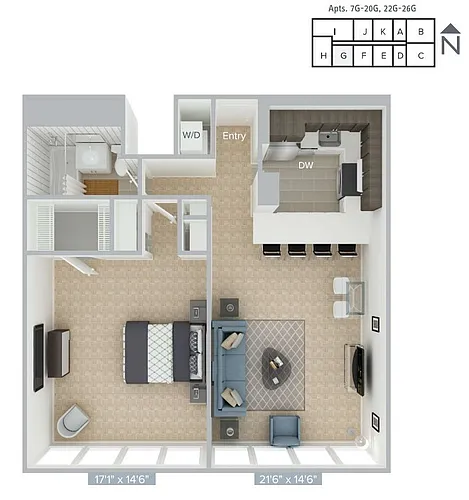 Floor plan A9-G-Premier