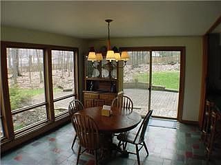 Dining room w/ Slate Floor