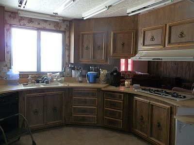 Large Kitchen oak cabinets