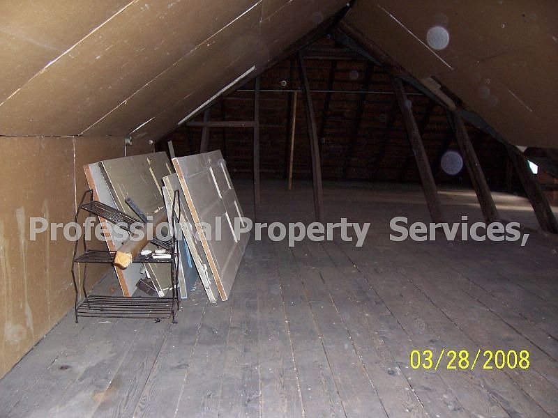 Attic for storage