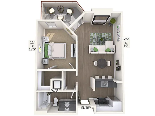 Floor plan 680sq-Var-2