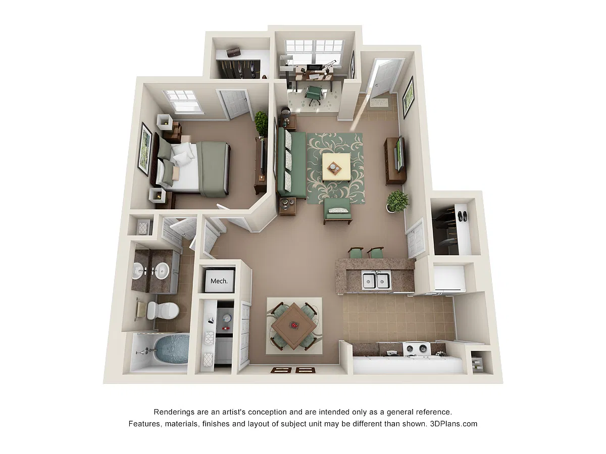 Floor plan A1 - The Athens
