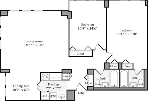 730 Columbus Ave #11D — Photo 2