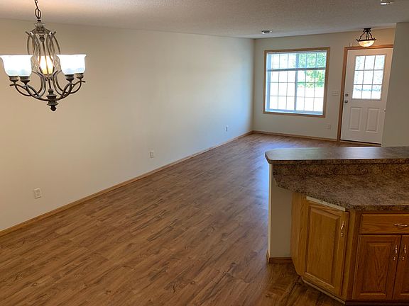 View of dining room and living room area
