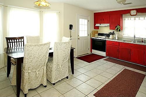 Cabinets have now been painted white, new picture to follow shortly.