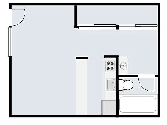 Floor plan Studio