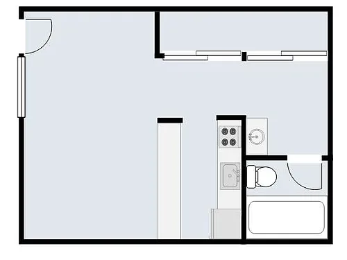 Floor plan Studio