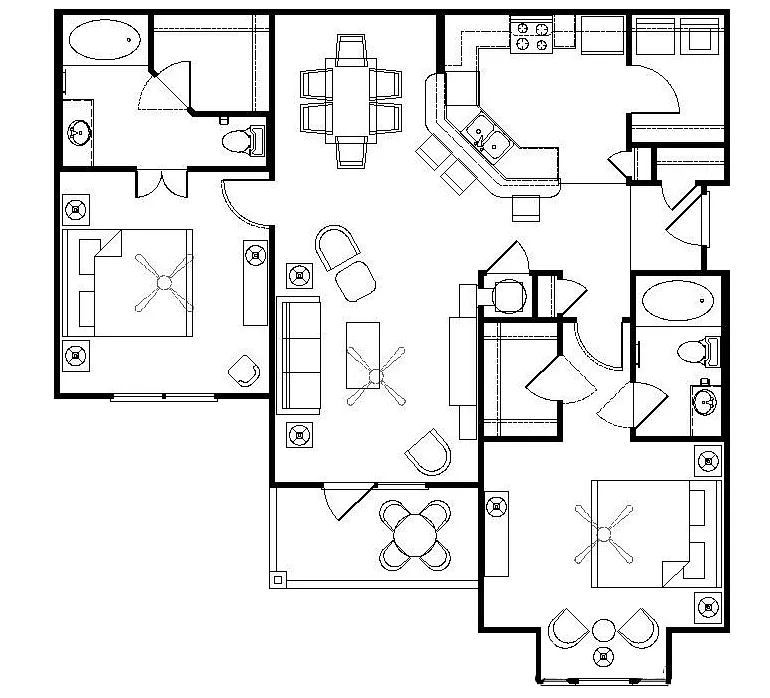 Floor plan Warm & Attractive