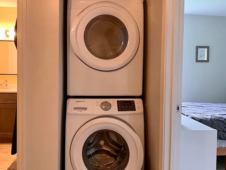 Washer dryer upstairs