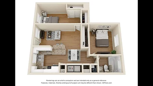 Floor plan The Queen Palm