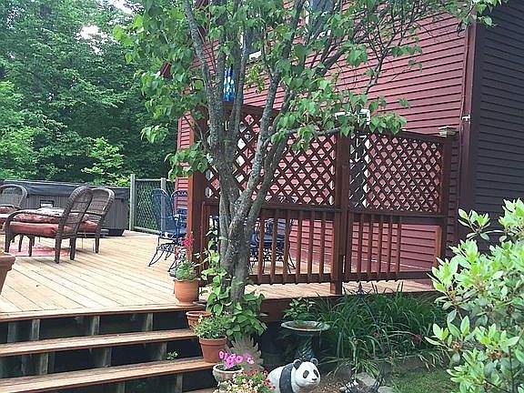 Back deck one entrance 