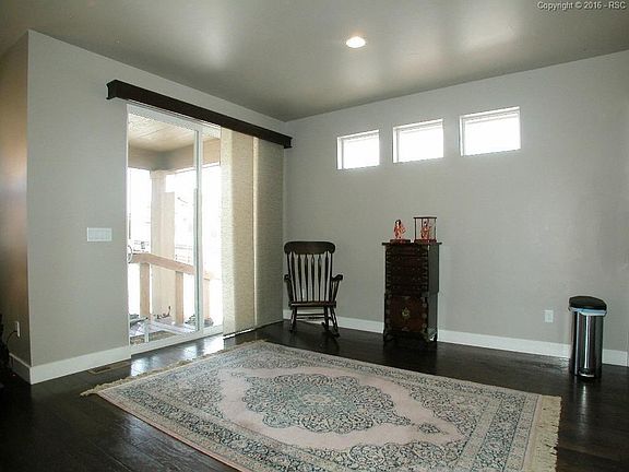 dining area that walks out to covered patio area