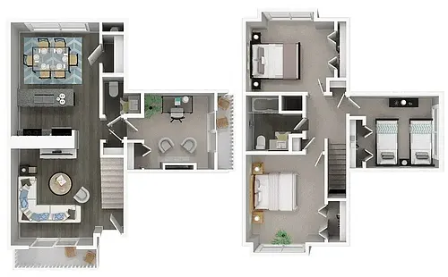 Floor plan 4X15